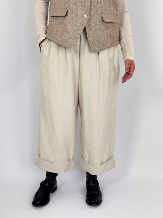 Muku C1408 Trousers Ivory