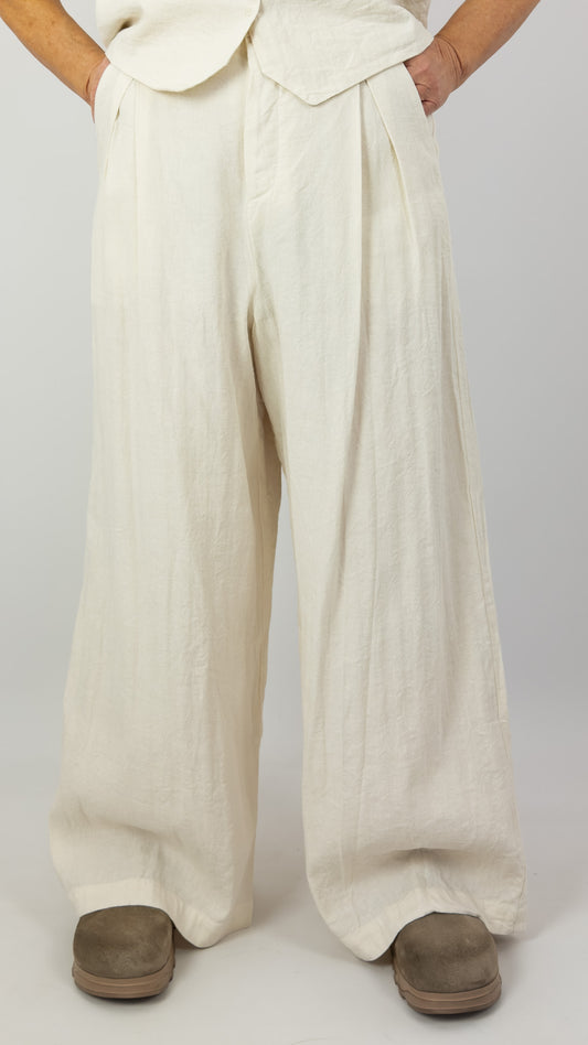 Elsa Esturgie Palace Trousers Ecru
