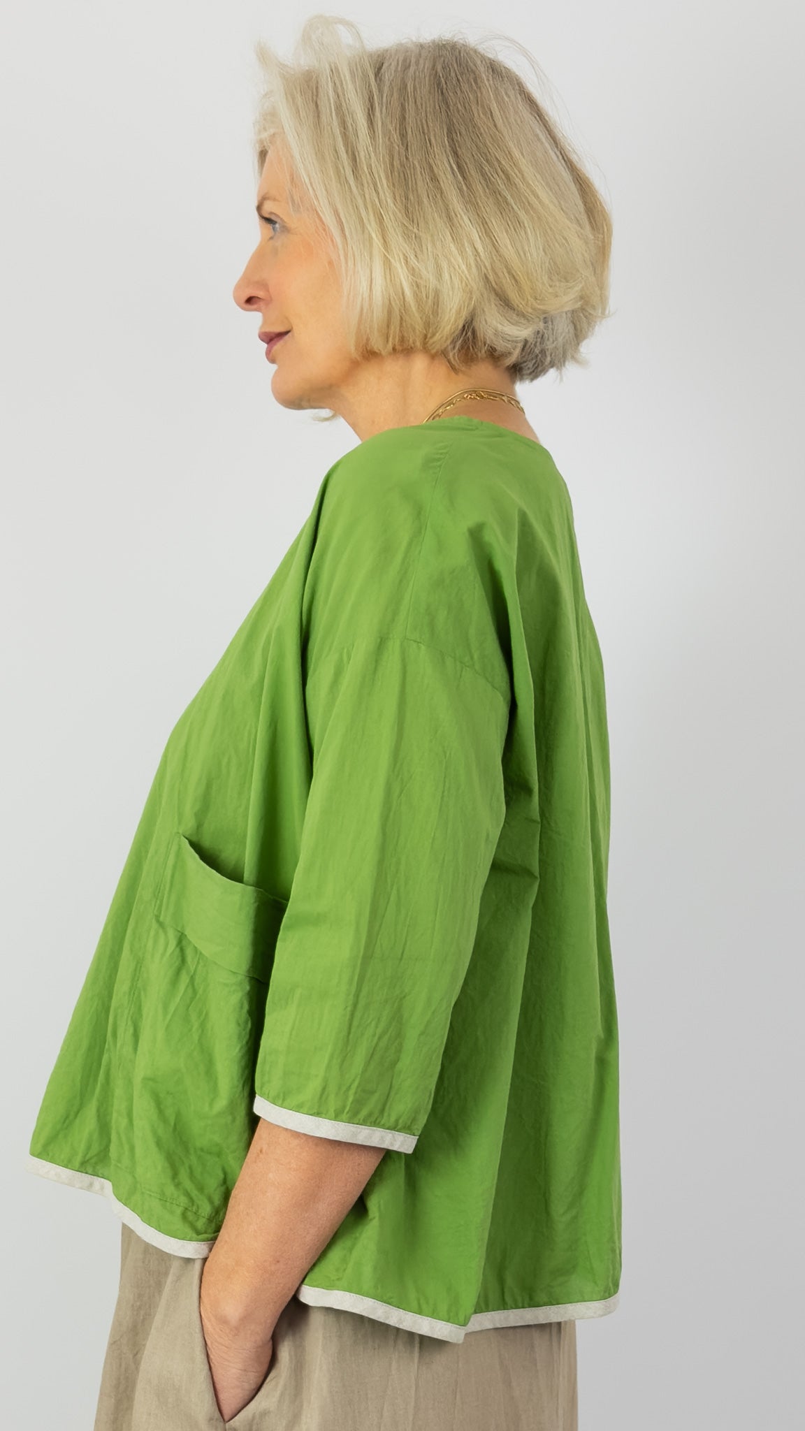 Barbara Lang SIM III Blouse Green