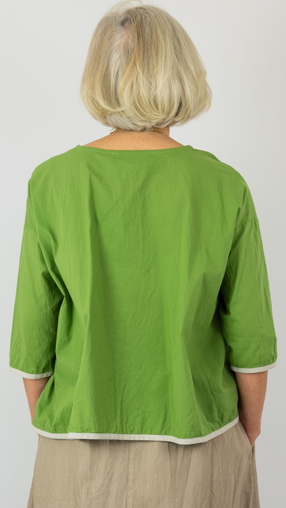 Barbara Lang SIM III Blouse Green