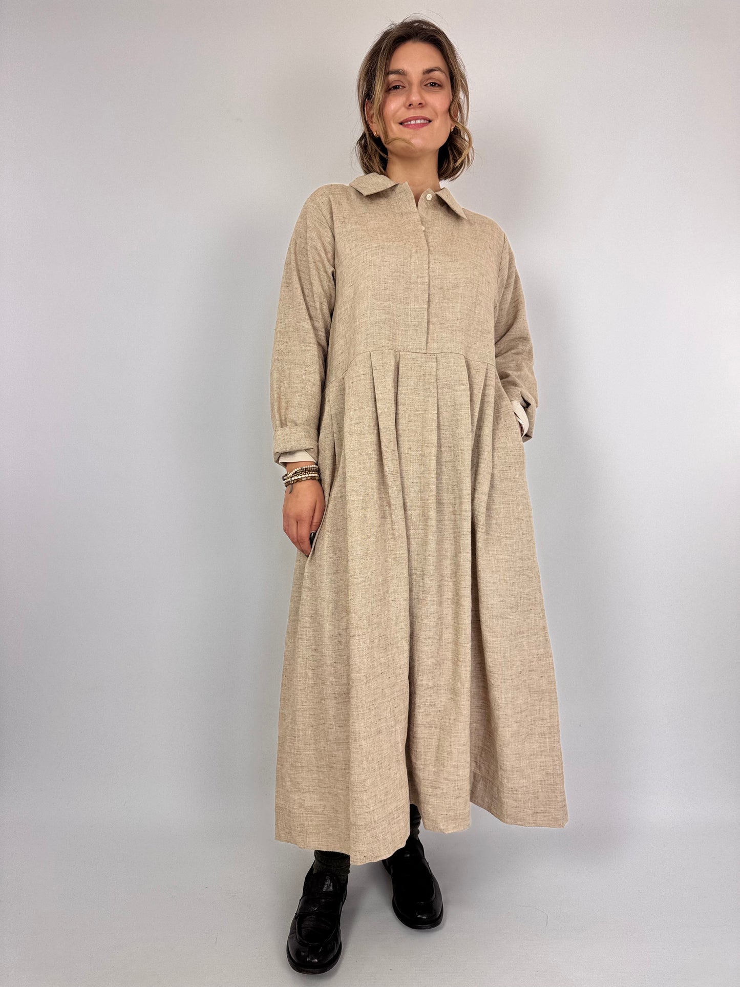 Muku C1401 Dress Sand