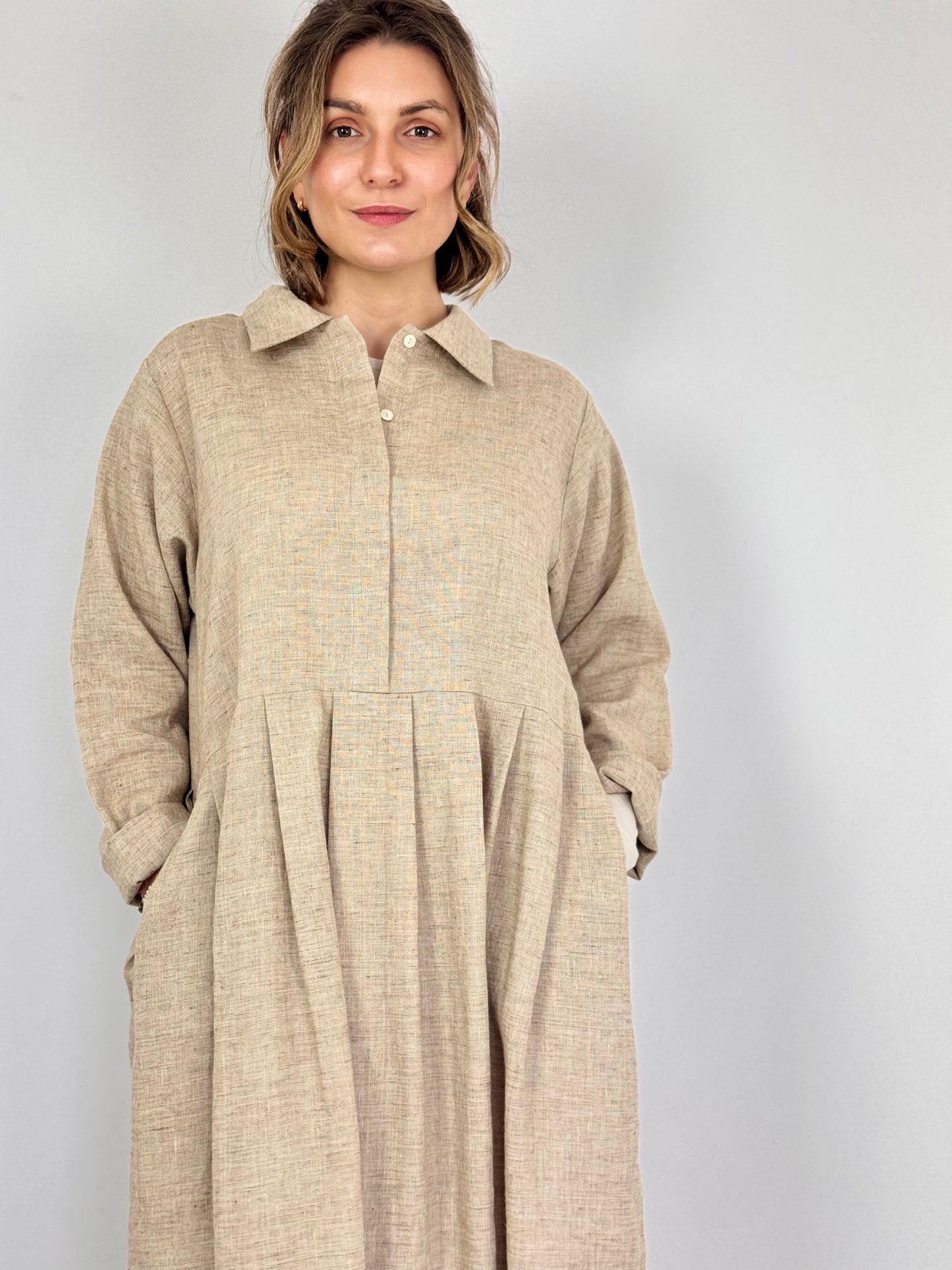 Muku C1401 Dress Sand