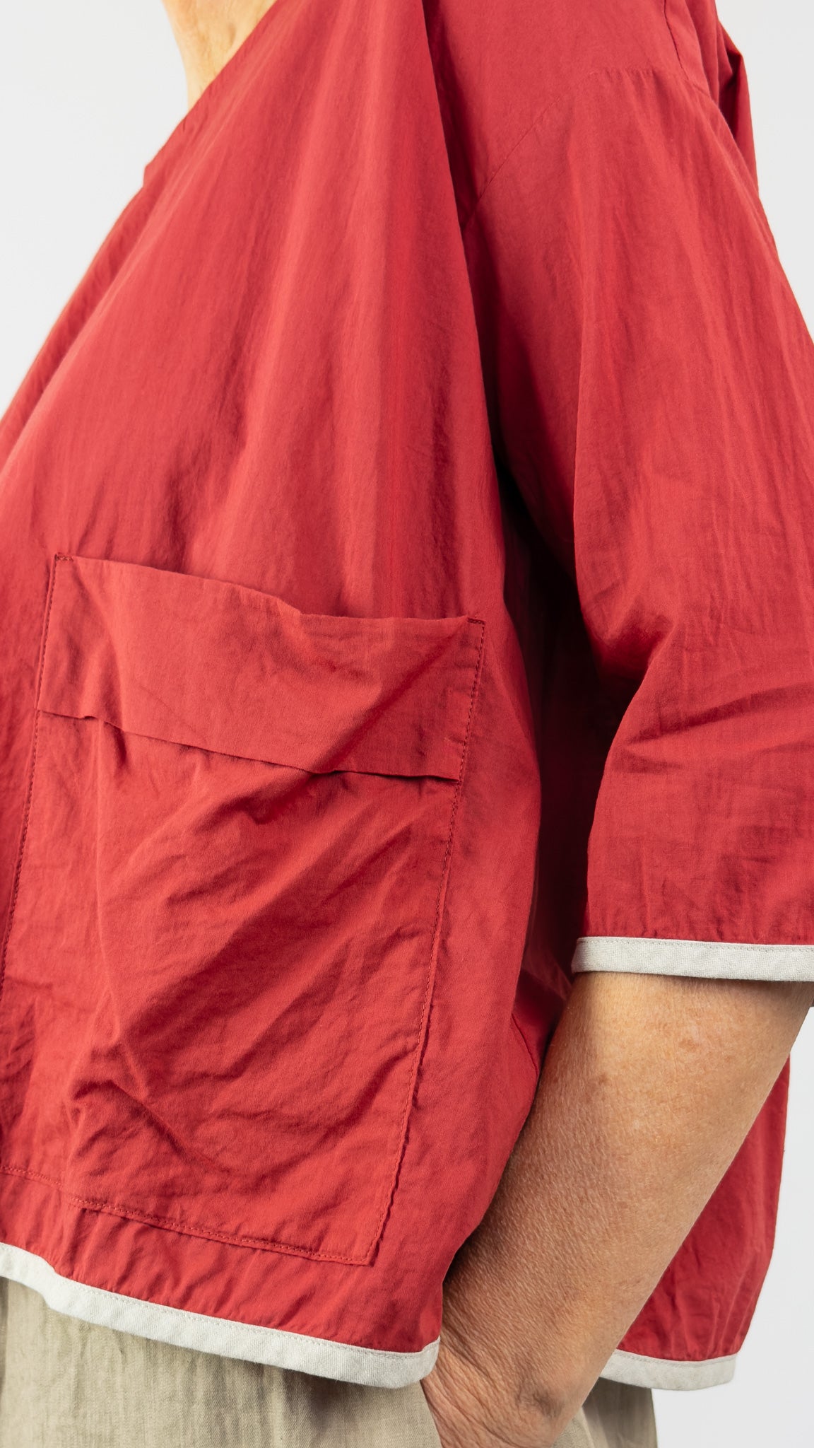 Barbara Lang SIM III Blouse Red