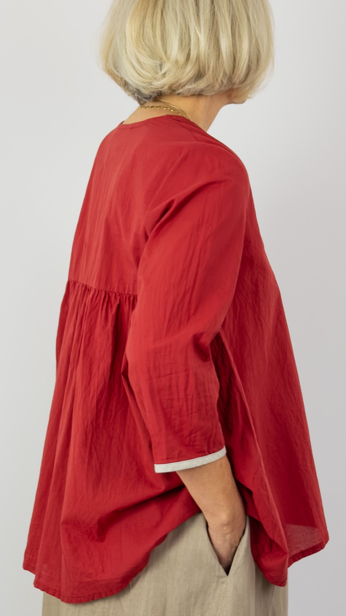 Barbara Lang SIM IX Shirt Red