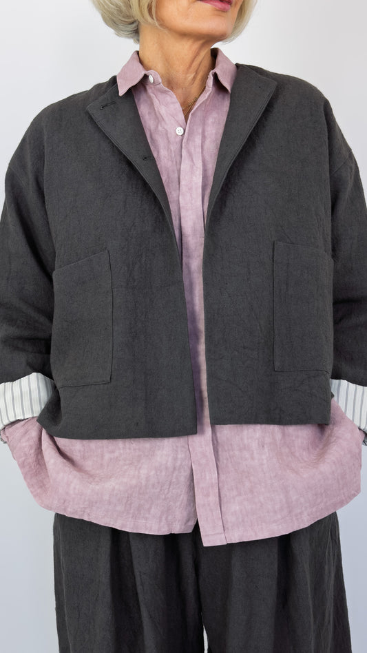 Kagure 1104 Jacket Charcoal