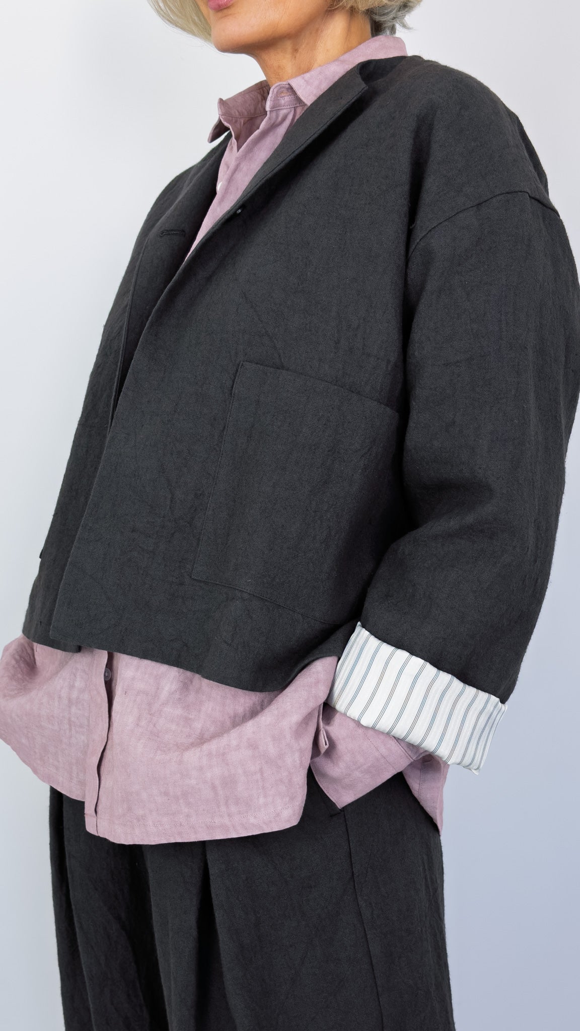 Kagure 1104 Jacket Charcoal
