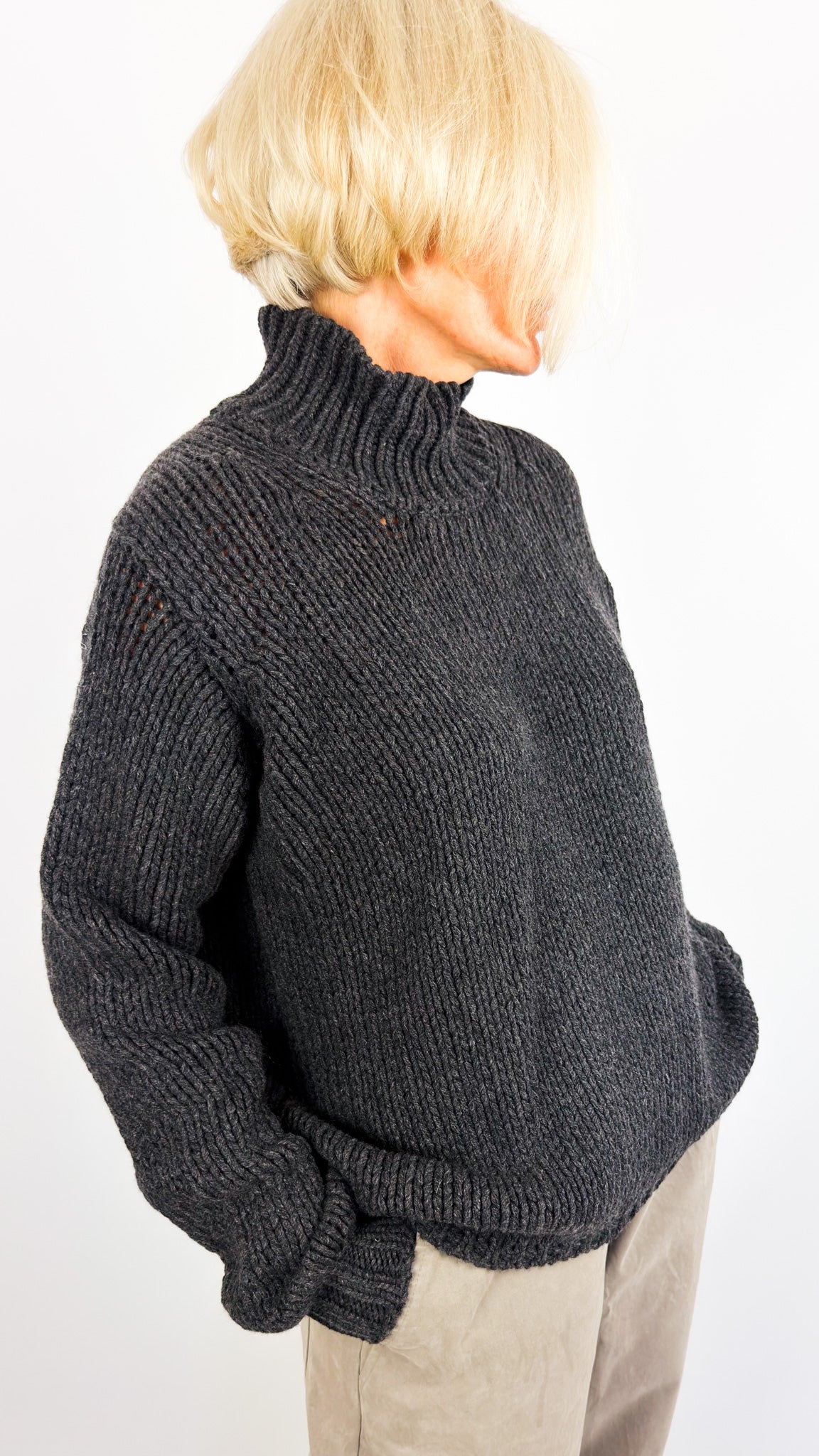 MJ Watson 616 Jumper Charcoal