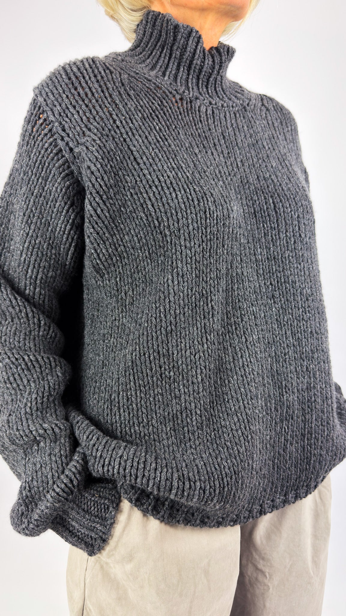 MJ Watson 616 Jumper Charcoal