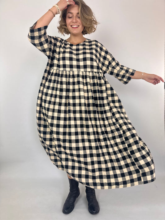 Hannoh Wessel Dominique Dress Black/White