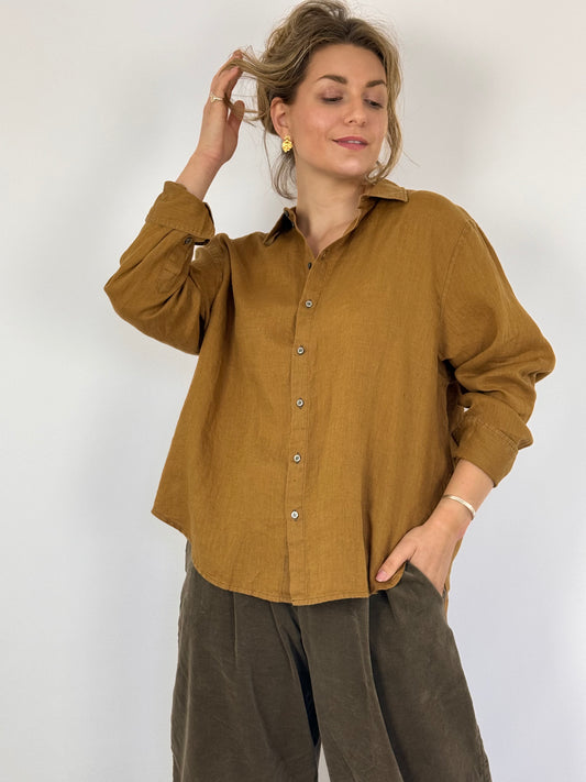 Nygårdsanna Classic Shirt Ochre