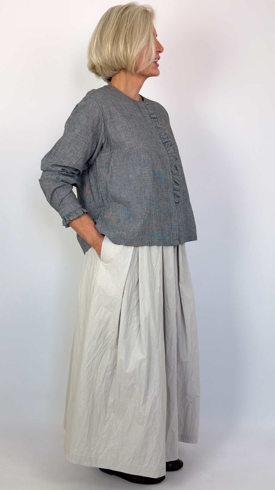 Kagure 1102 Skirt Grey