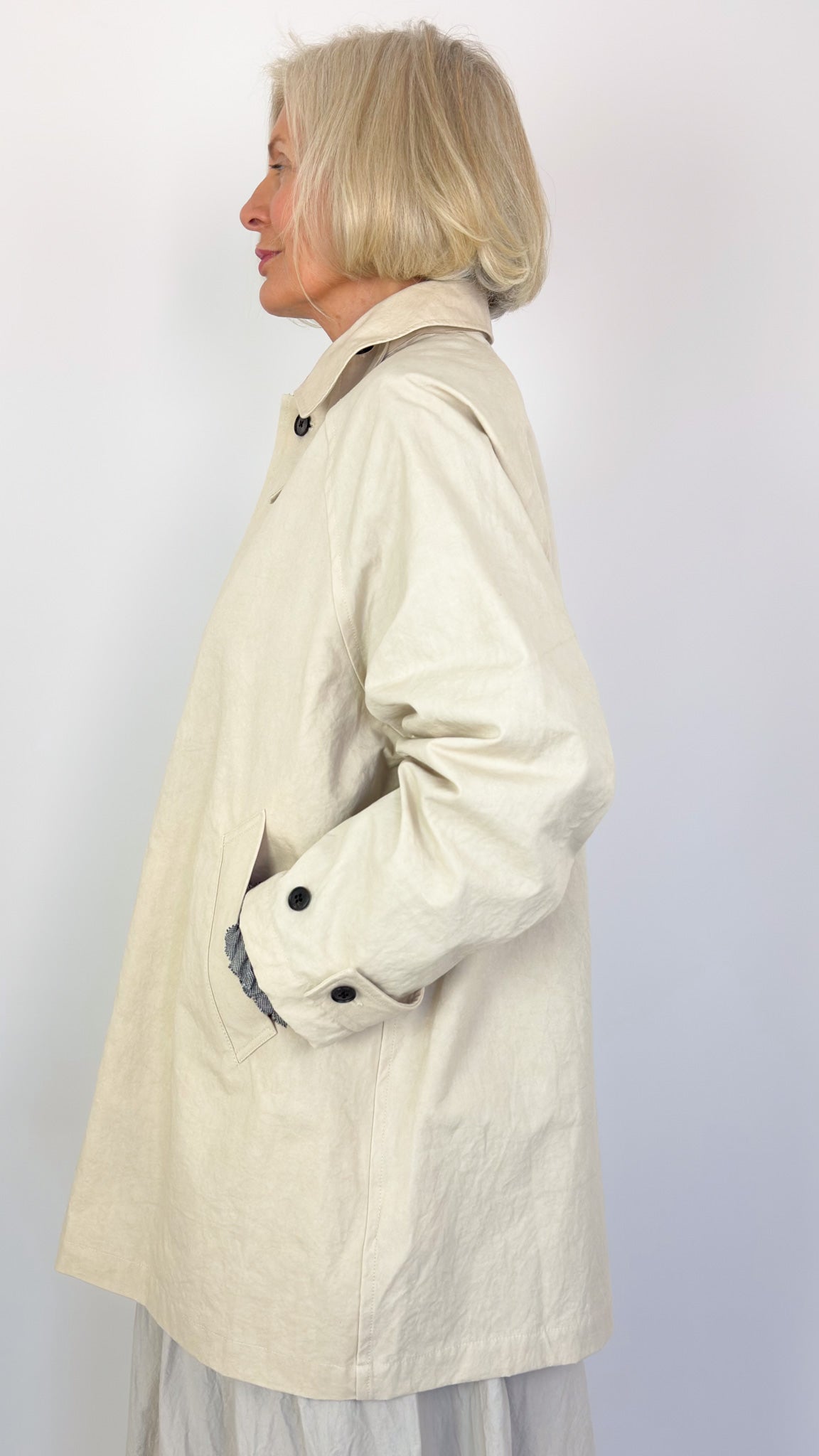 Kagure 1105 Coat Ivory