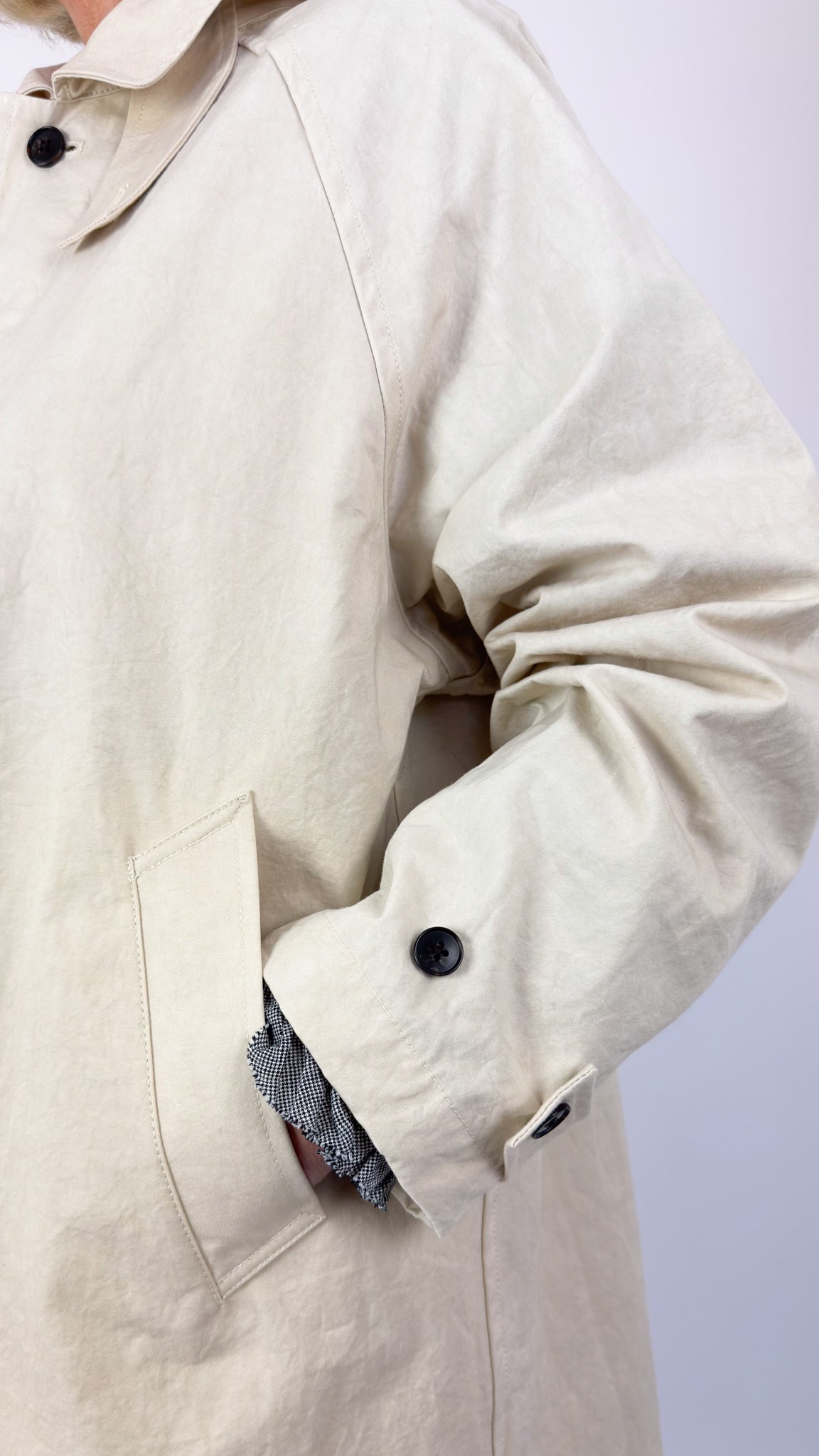 Kagure 1105 Coat Ivory