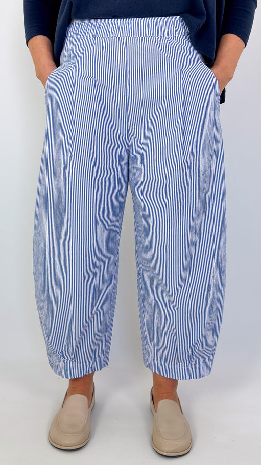 Mama b Bianco C Trousers Azzuro