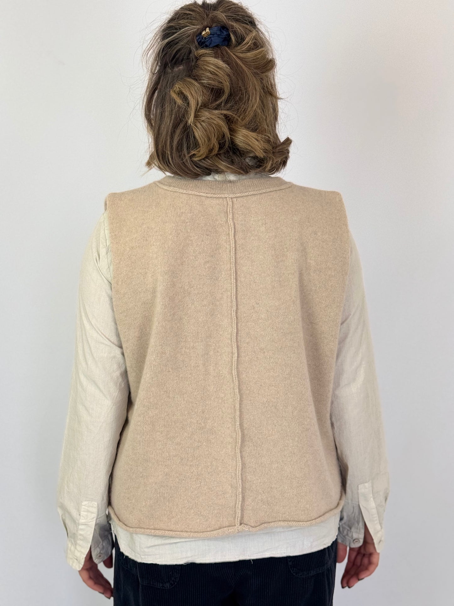 11Everything 02 Sleeveless Jumper Oat