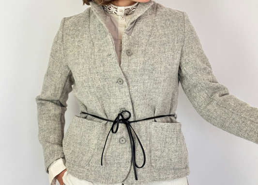 Manuelle Guibal 6942 Tweedy Jacket Lichen