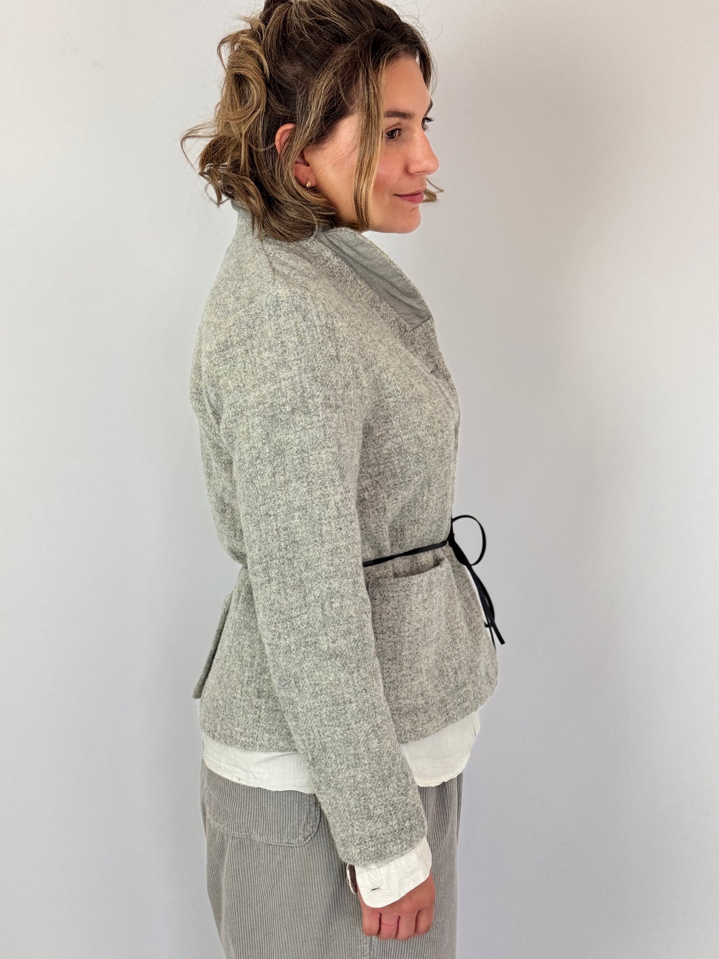Manuelle Guibal 6942 Tweedy Jacket Lichen