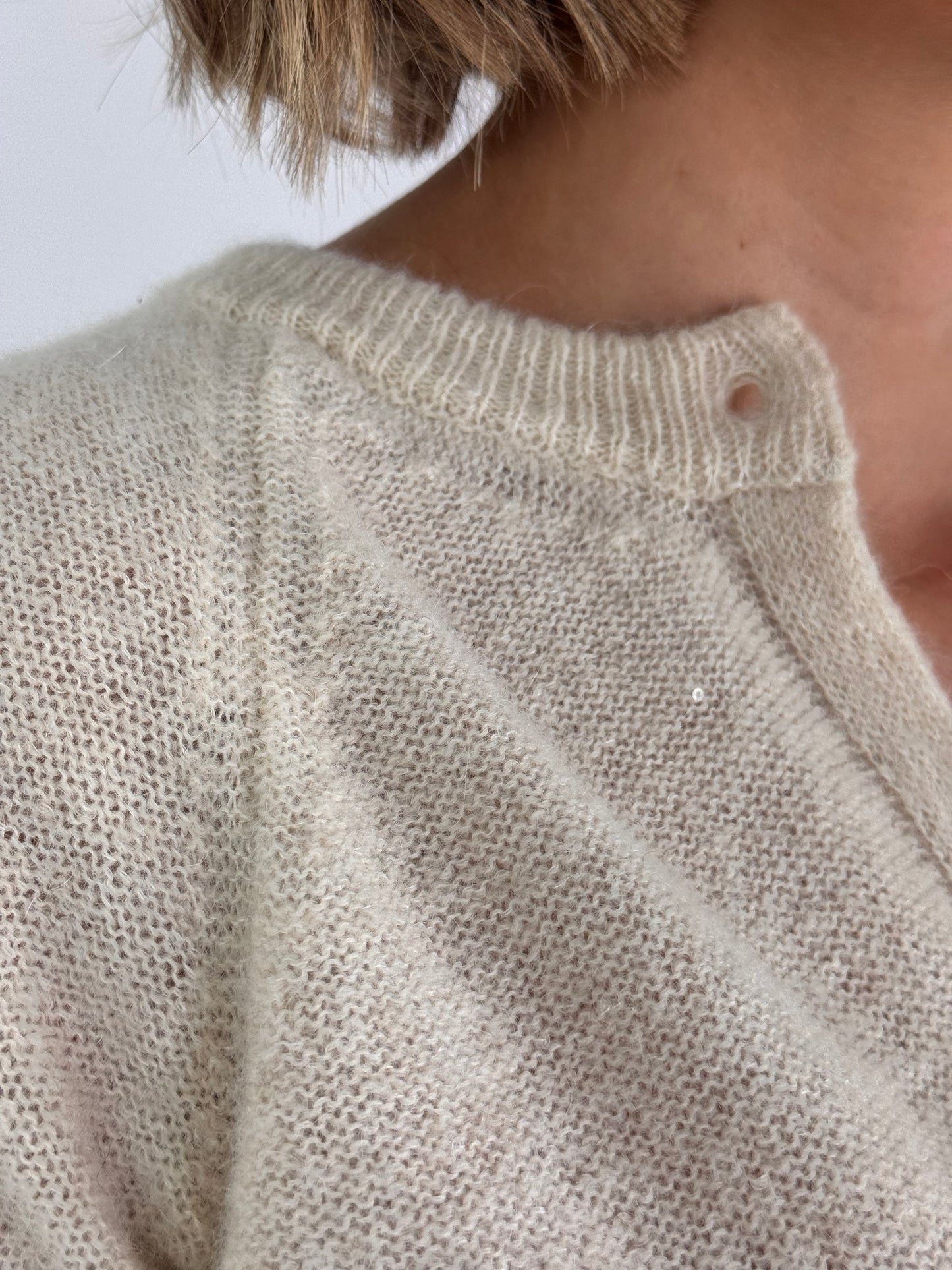 MJ Watson 85-14 Cardigan Natural