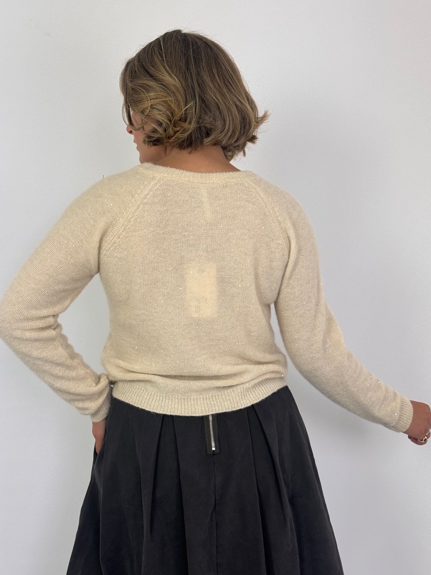 MJ Watson 85-14 Cardigan Natural