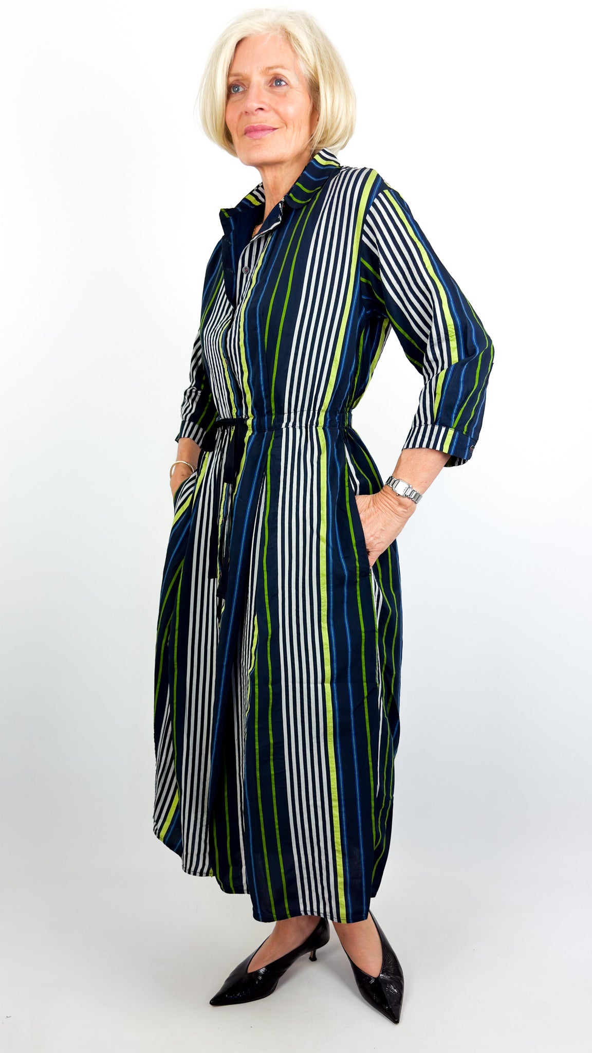 Hannoh Wessel Rosalie Dress Navy