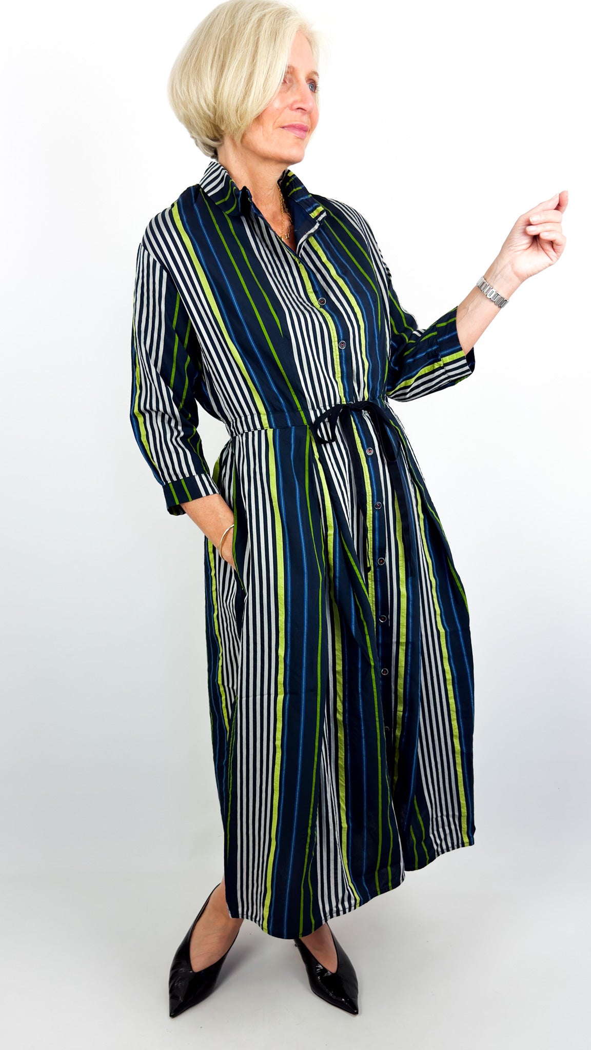 Hannoh Wessel Rosalie Dress Navy