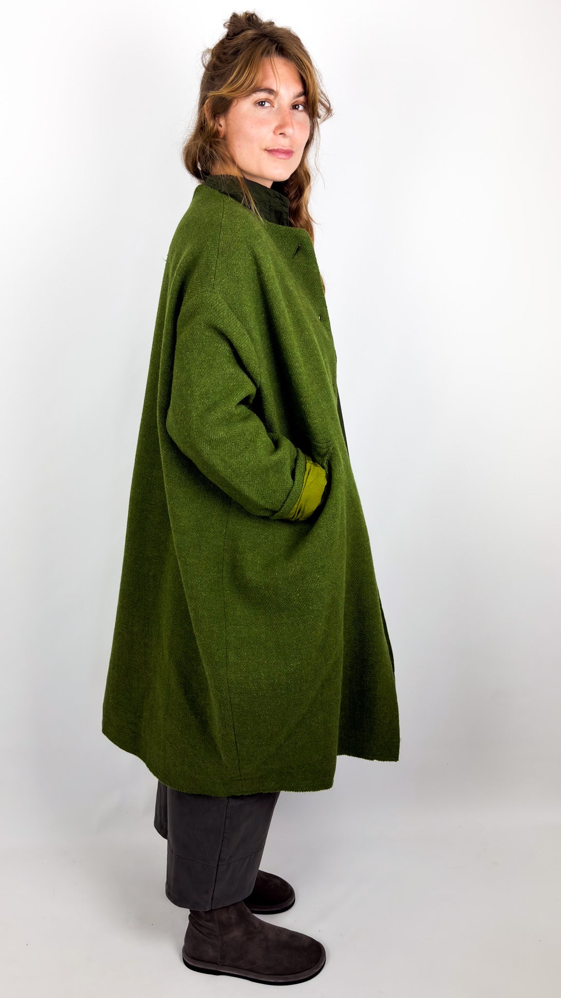Hannoh Wessel Marina Coat Green