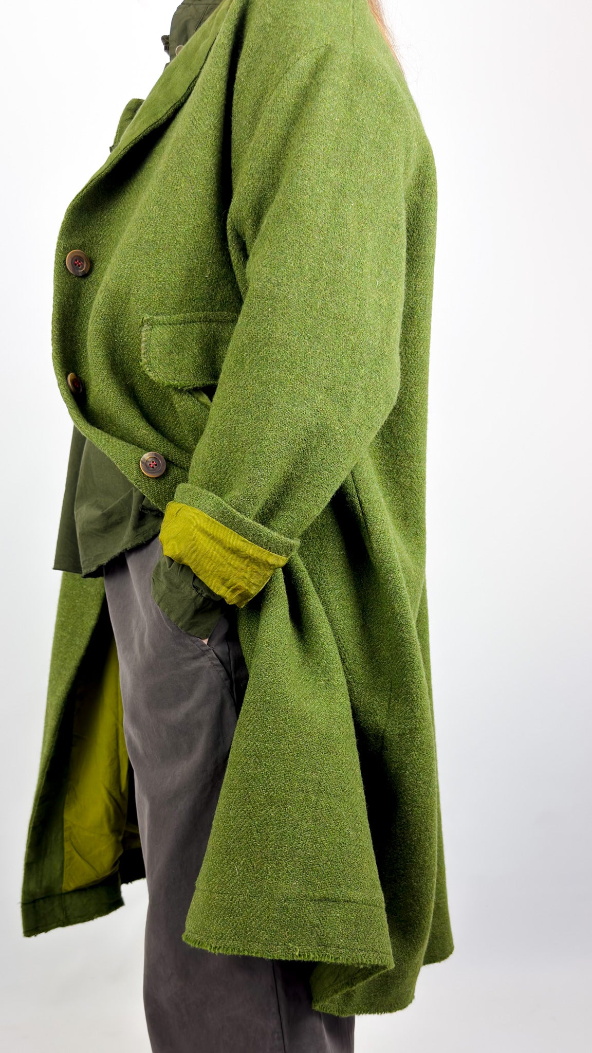 Hannoh Wessel Marina Coat Green