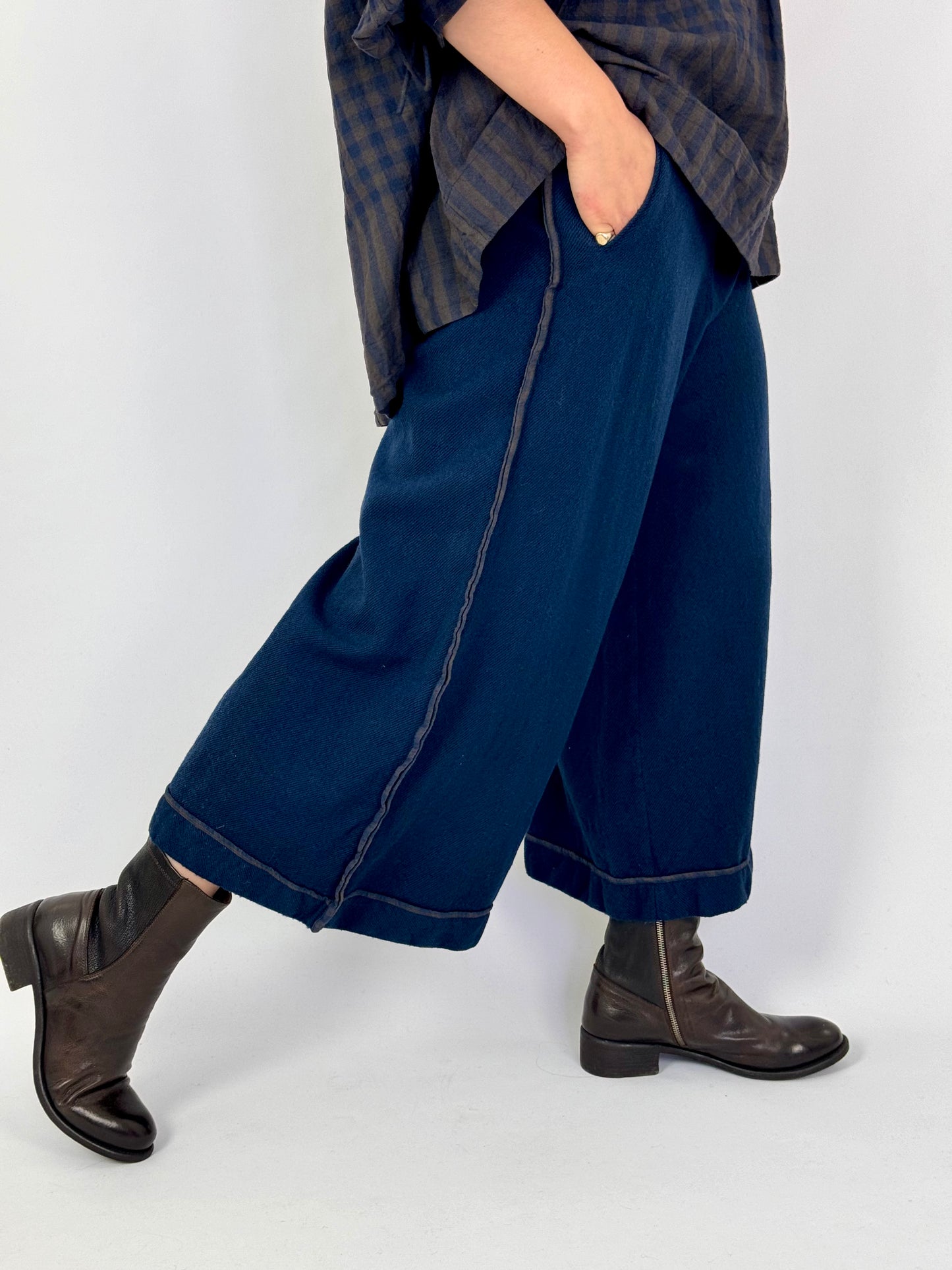 East By East West Magic Trousers Navy