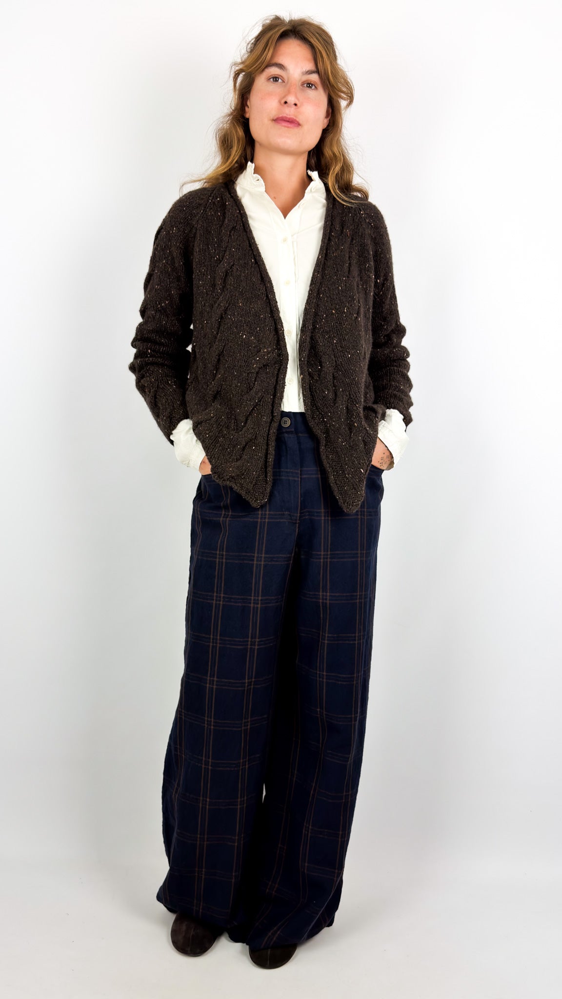 MJ Watson 667 Cardigan Brown