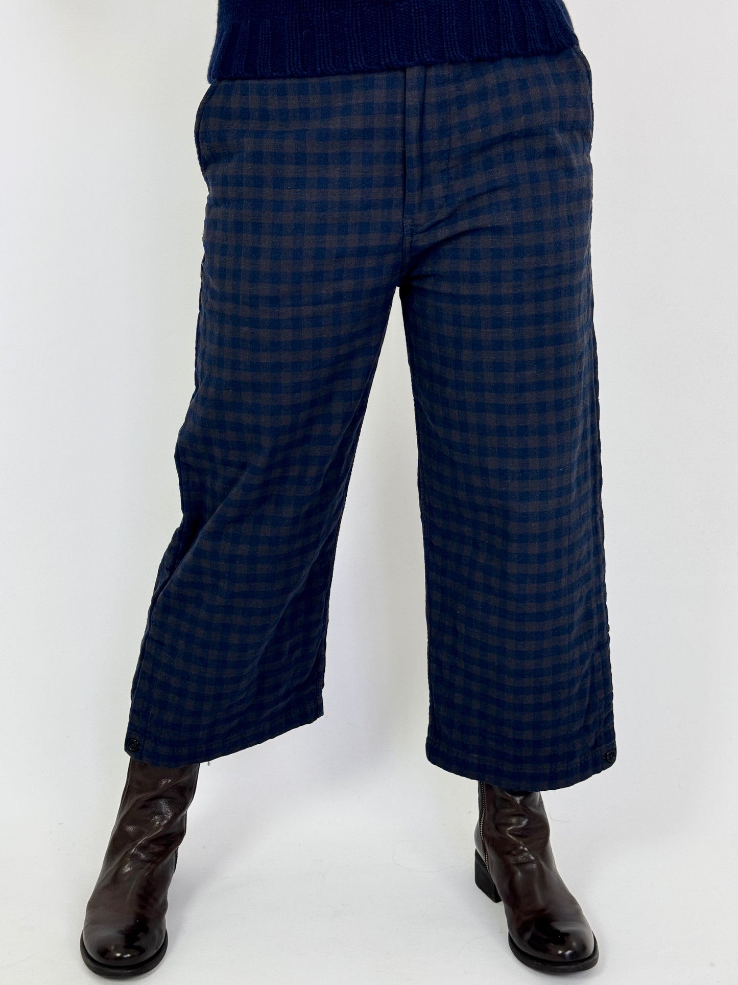 East By East West Architect Trousers Check