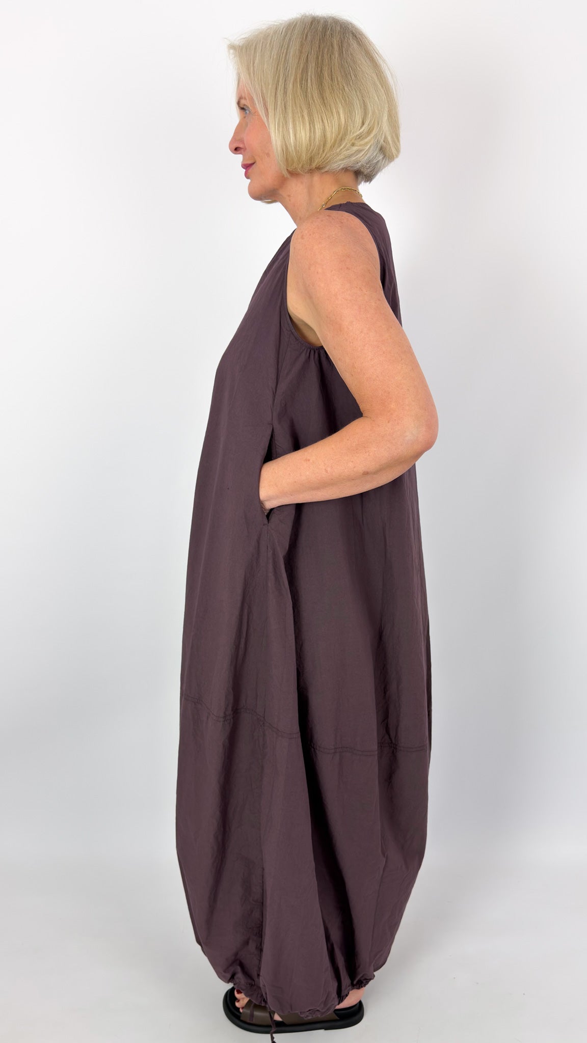 Album Di Famiglia 3029 TC Balloon Dress Grape