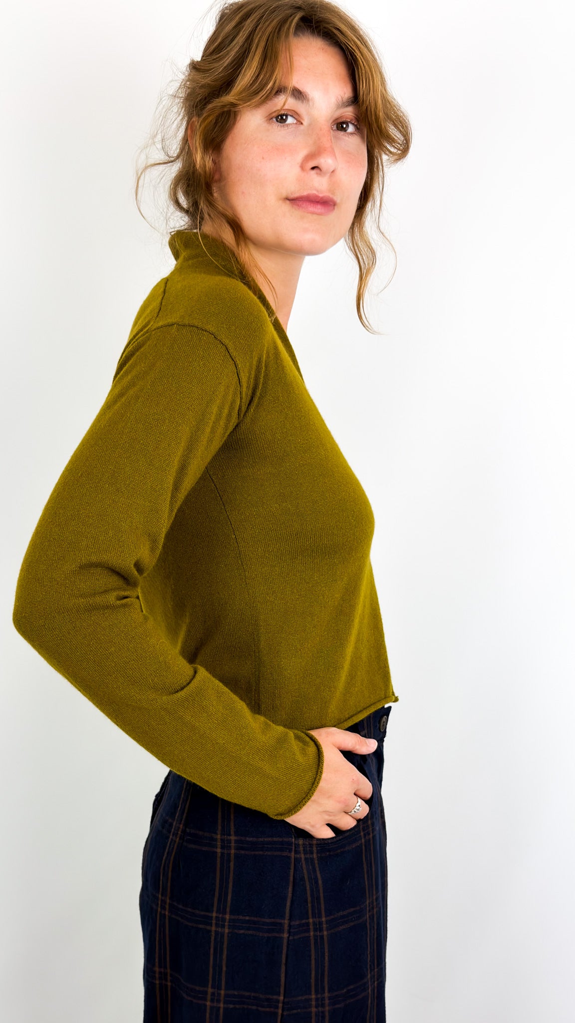 MJ Watson 643 Cardigan Avocado