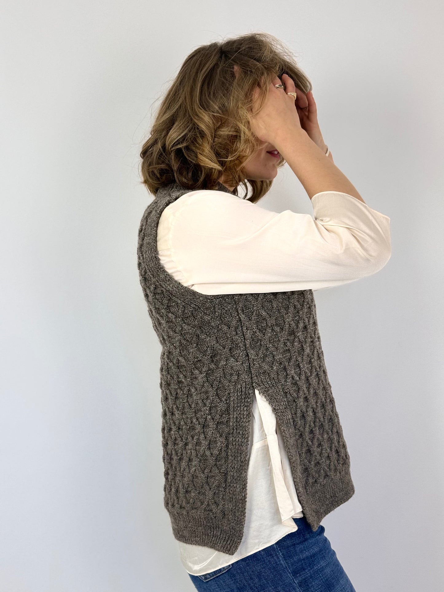 Oubas Elba Tabard Jumper Grey