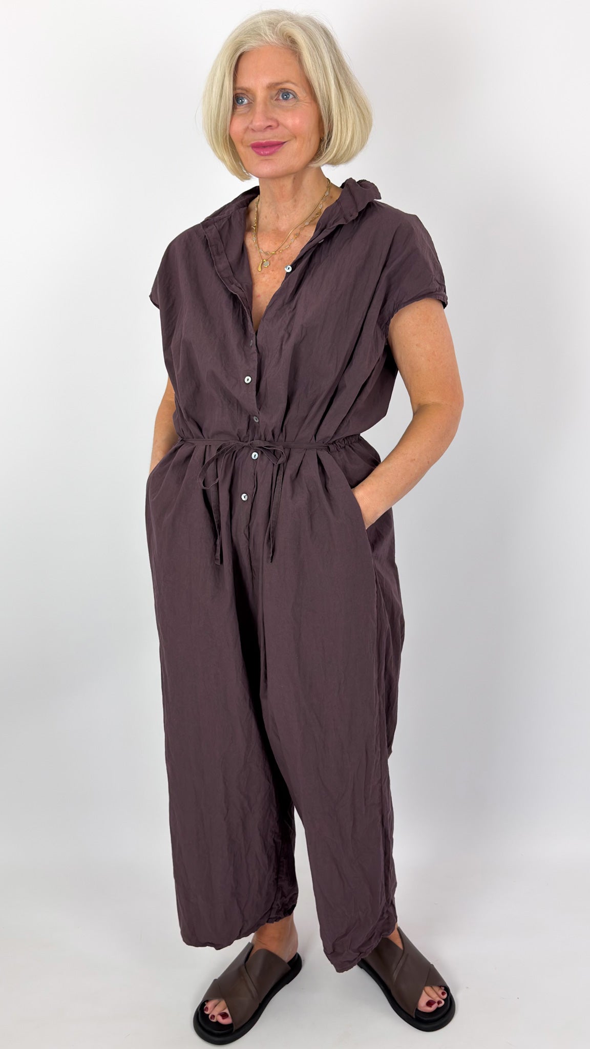 Album Di Famiglia 60_09 TC Jumpsuit Grape