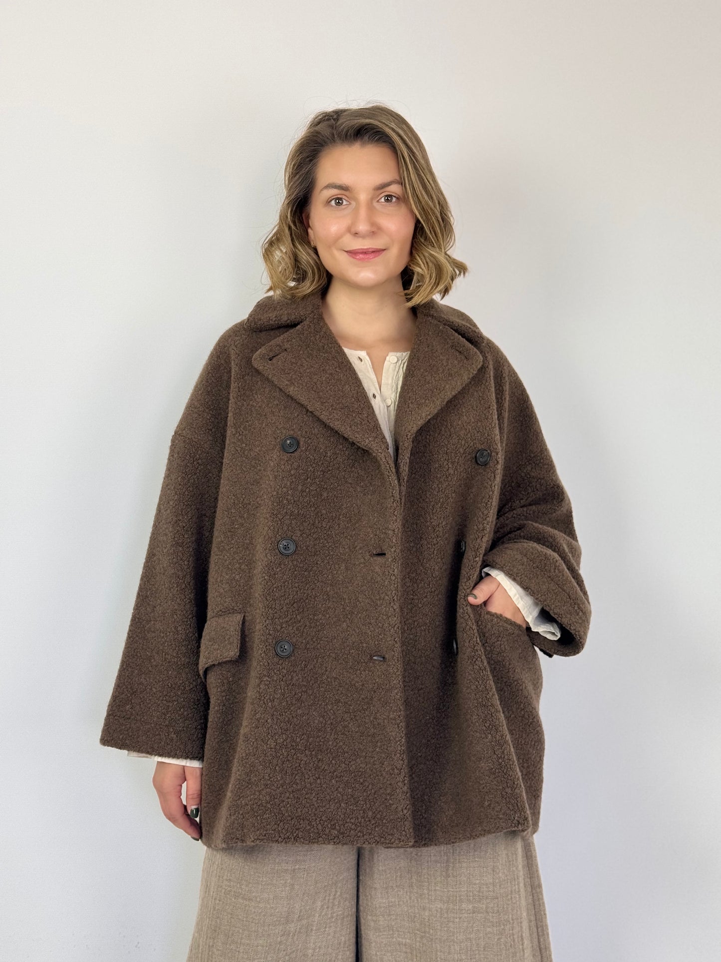 Maison de Soil 451 Overcoat Mocha