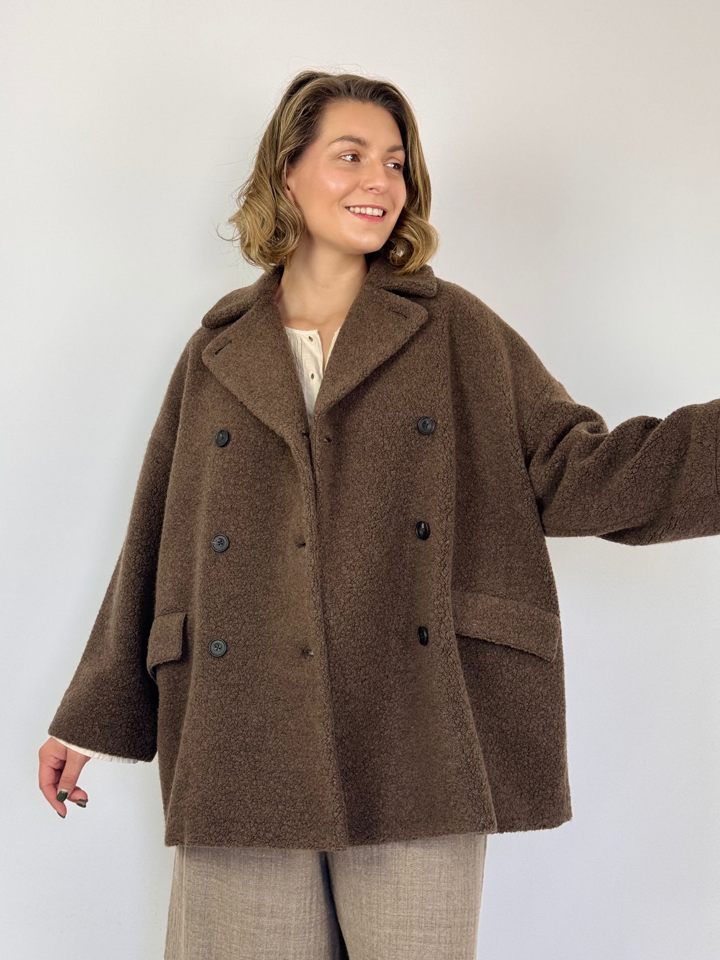 Maison de Soil 451 Overcoat Mocha