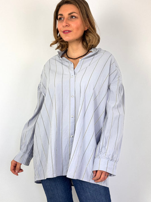 Sula Normal Shirt Blue Stripe