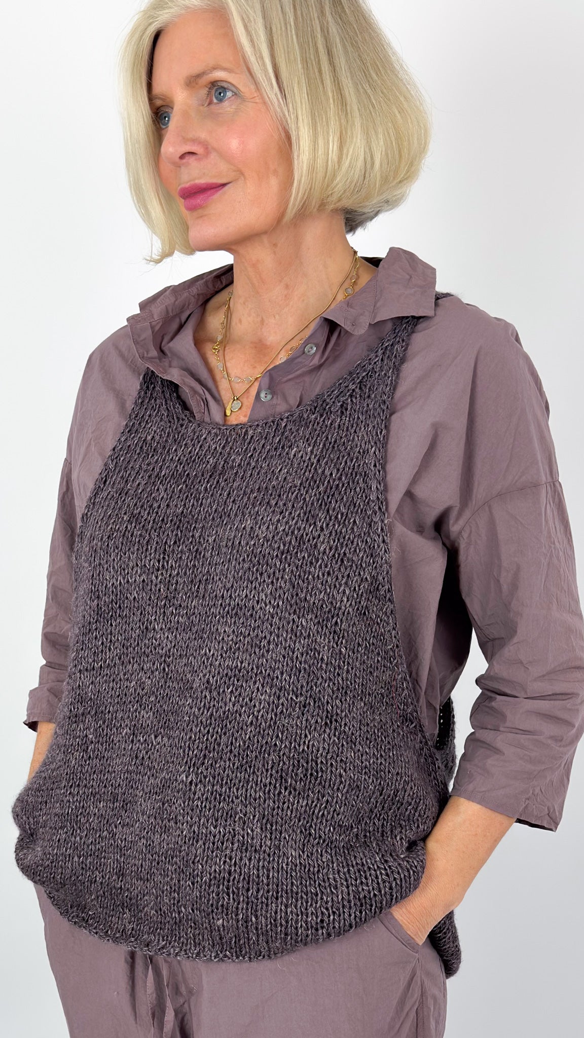 Album Di Famigilia 4441 HK Vest Jumper Grape