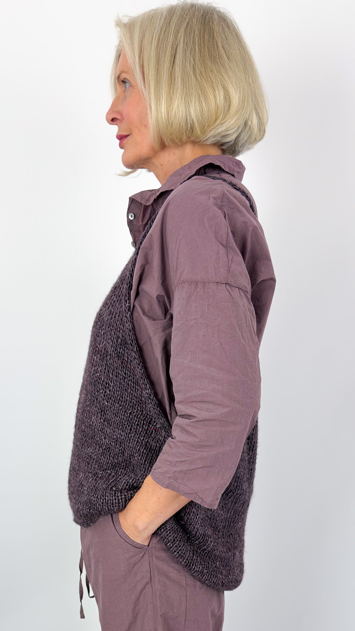 Album Di Famigilia 4441 HK Vest Jumper Grape
