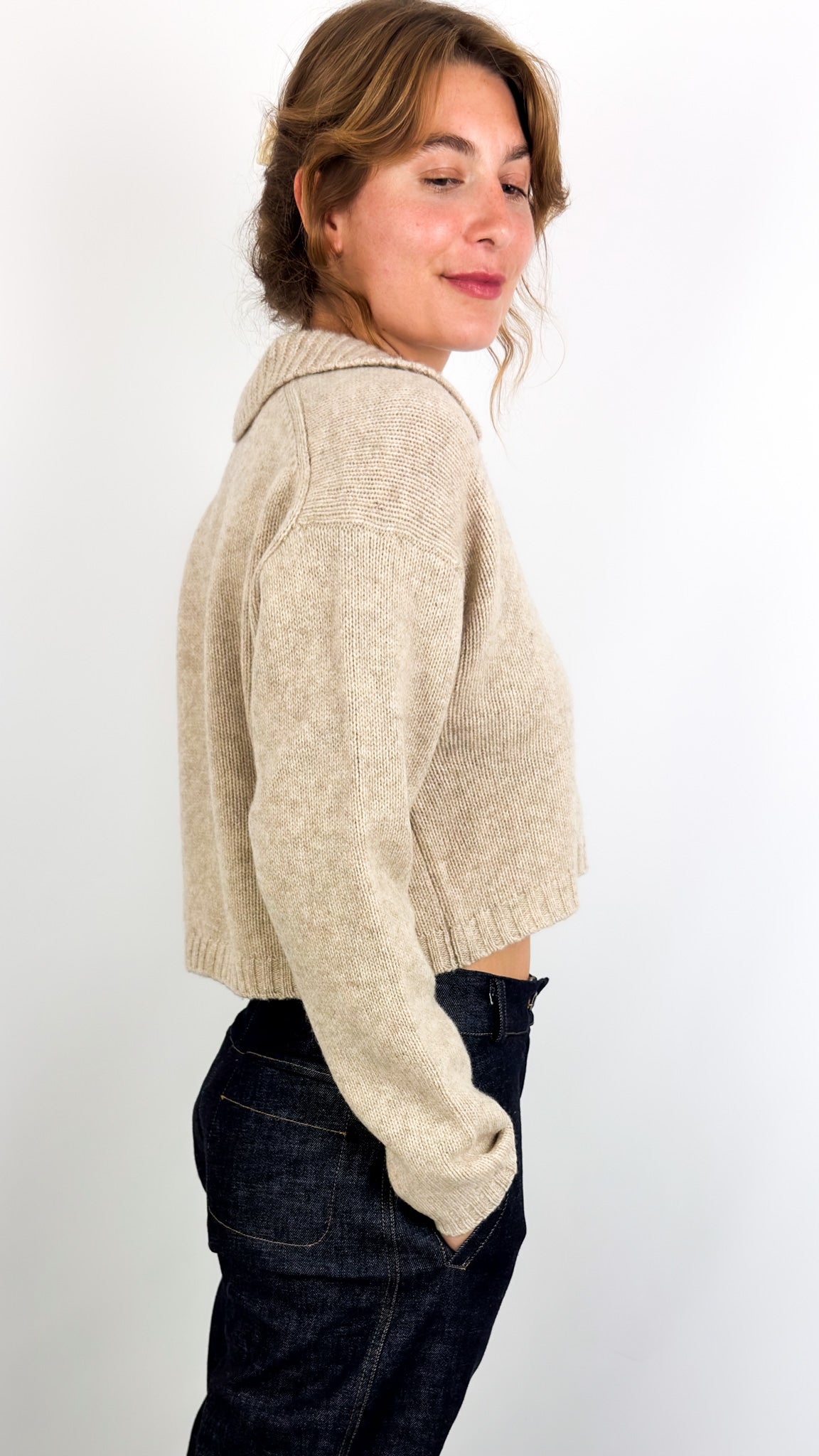 Cash-Ca W47 Jumper Oatmeal