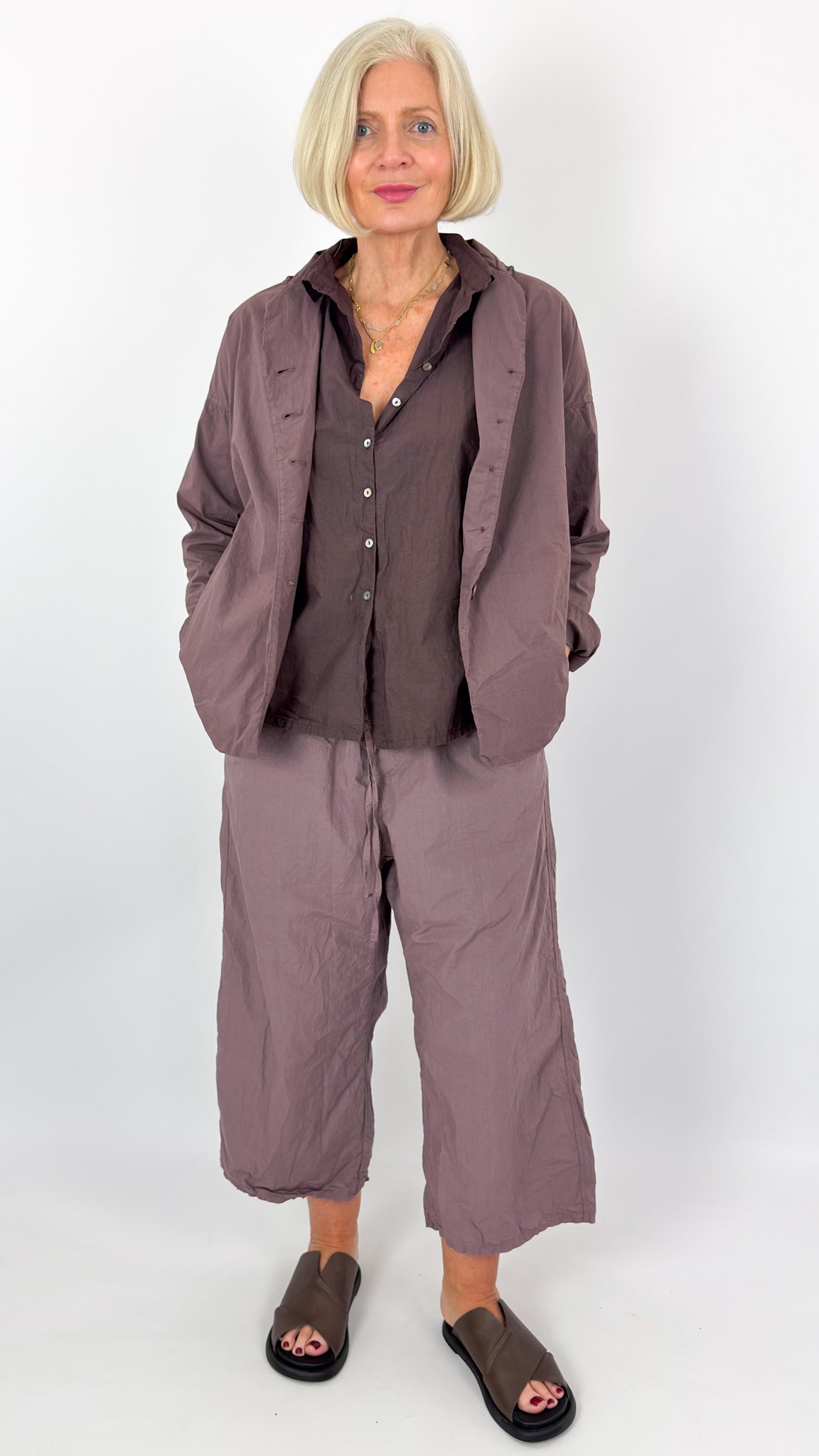 Album Di Famiglia 178 TC W&S Trousers Mauve