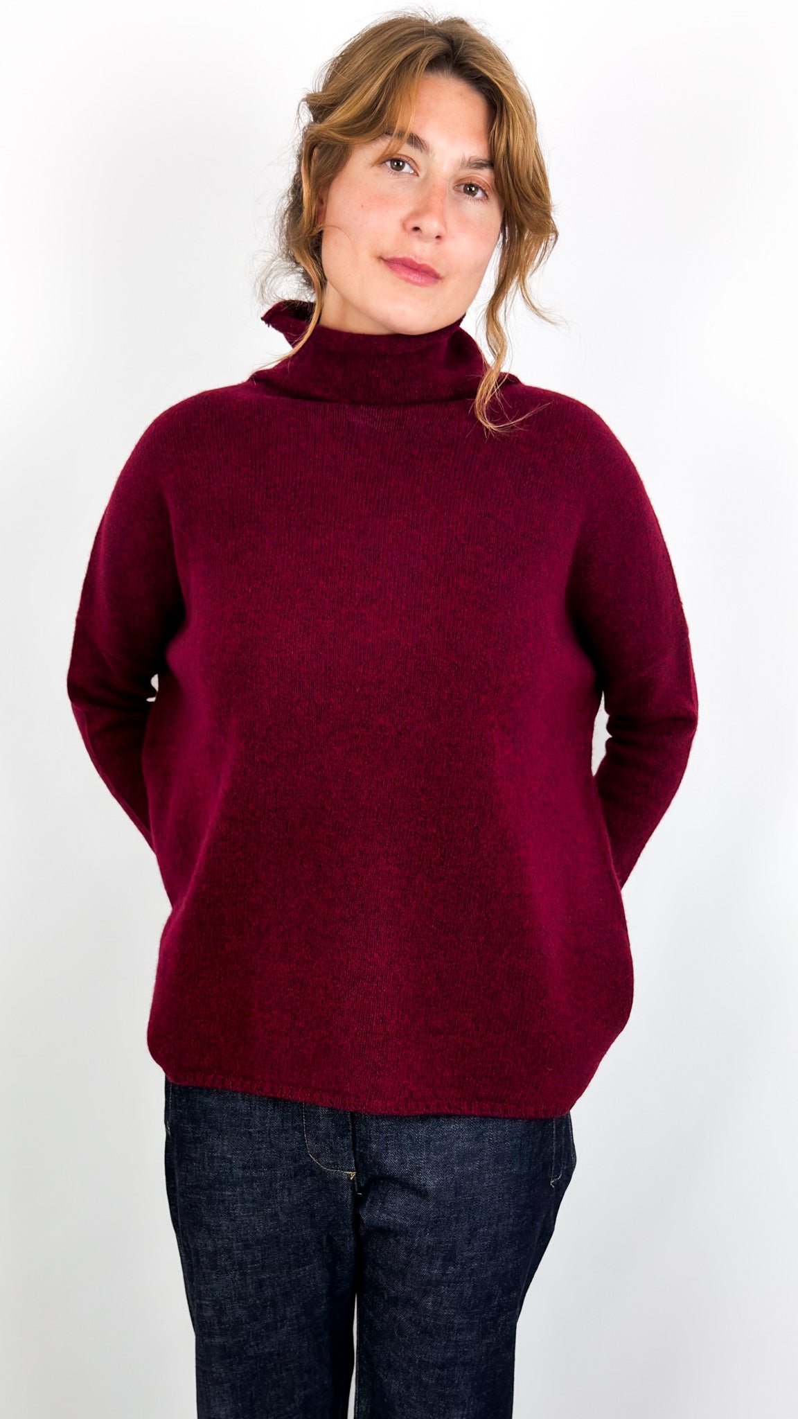 Cash-Ca W551 Jumper Dark Berry