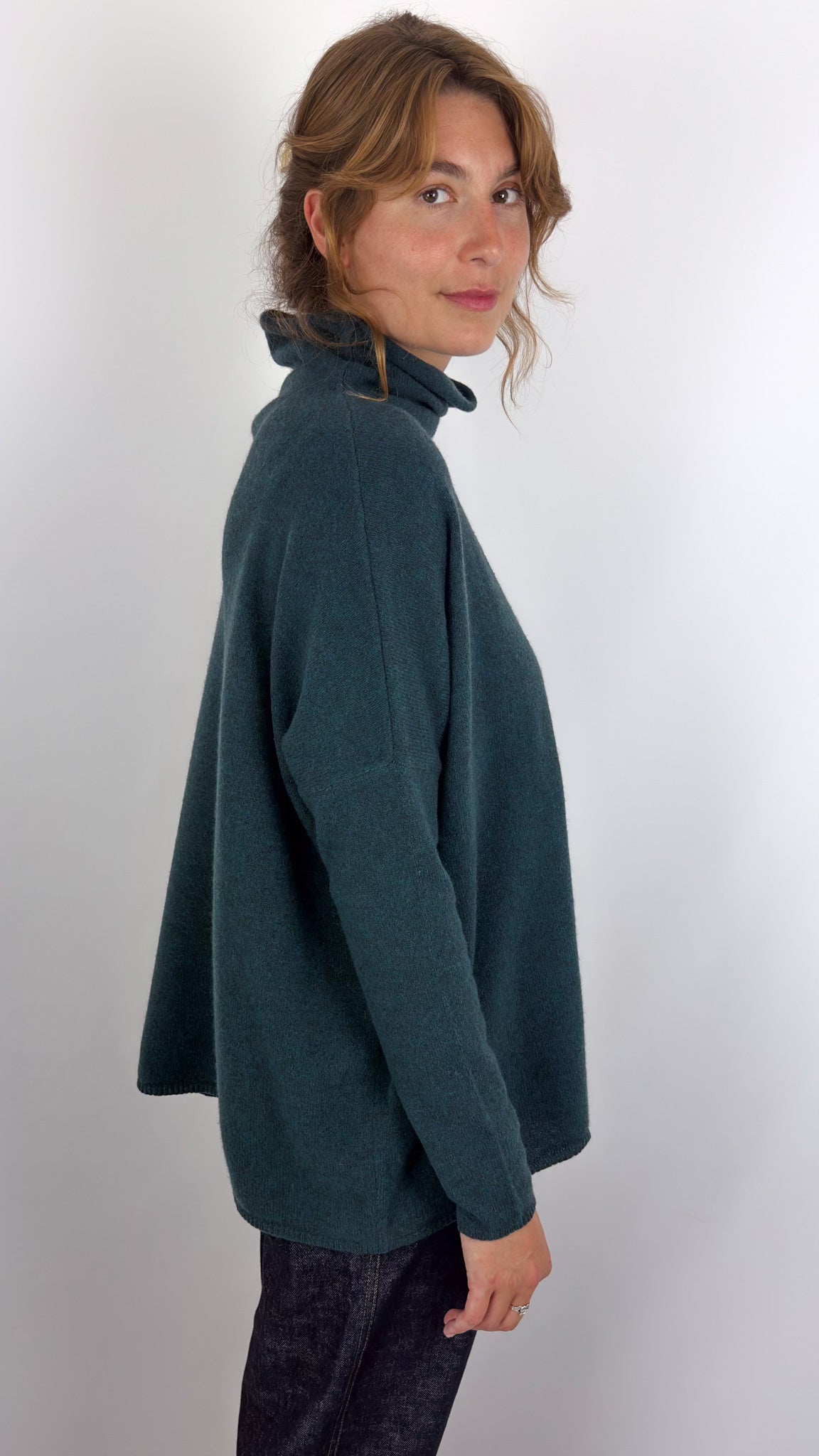 Cash-Ca W55 Jumper Teal