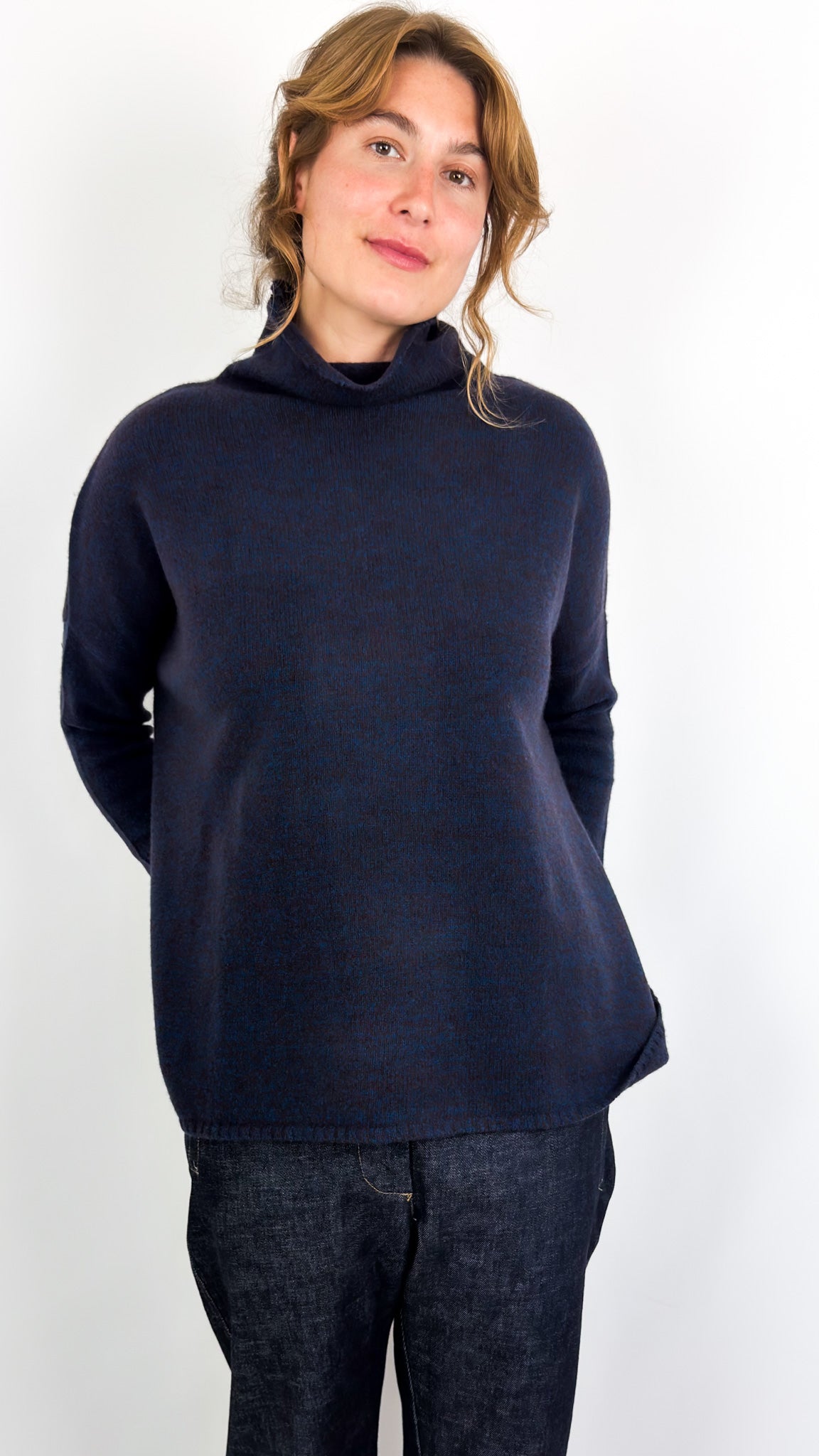 Cash-Ca W551 Jumper Blue/Burgundy