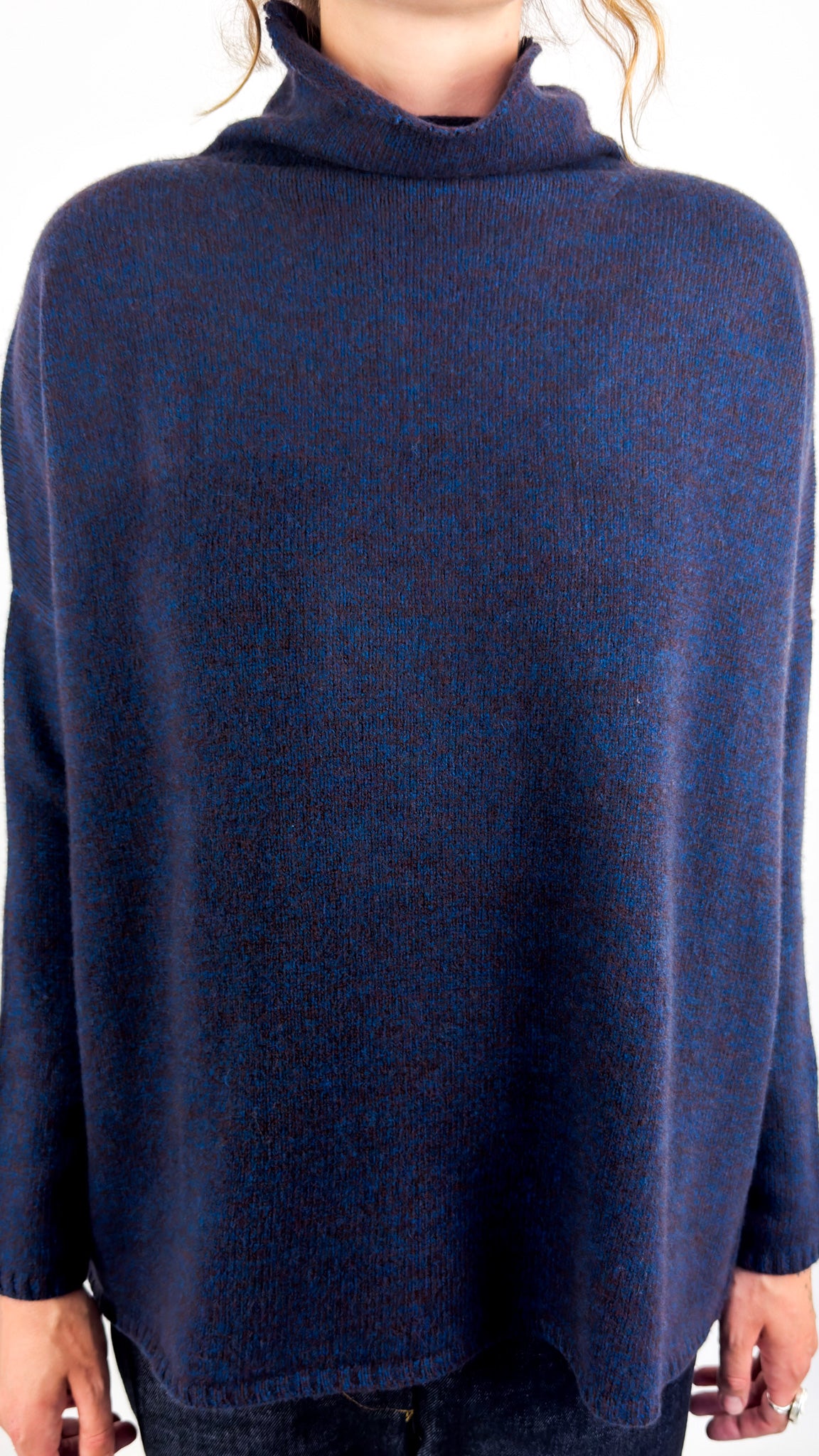 Cash-Ca W551 Jumper Blue/Burgundy