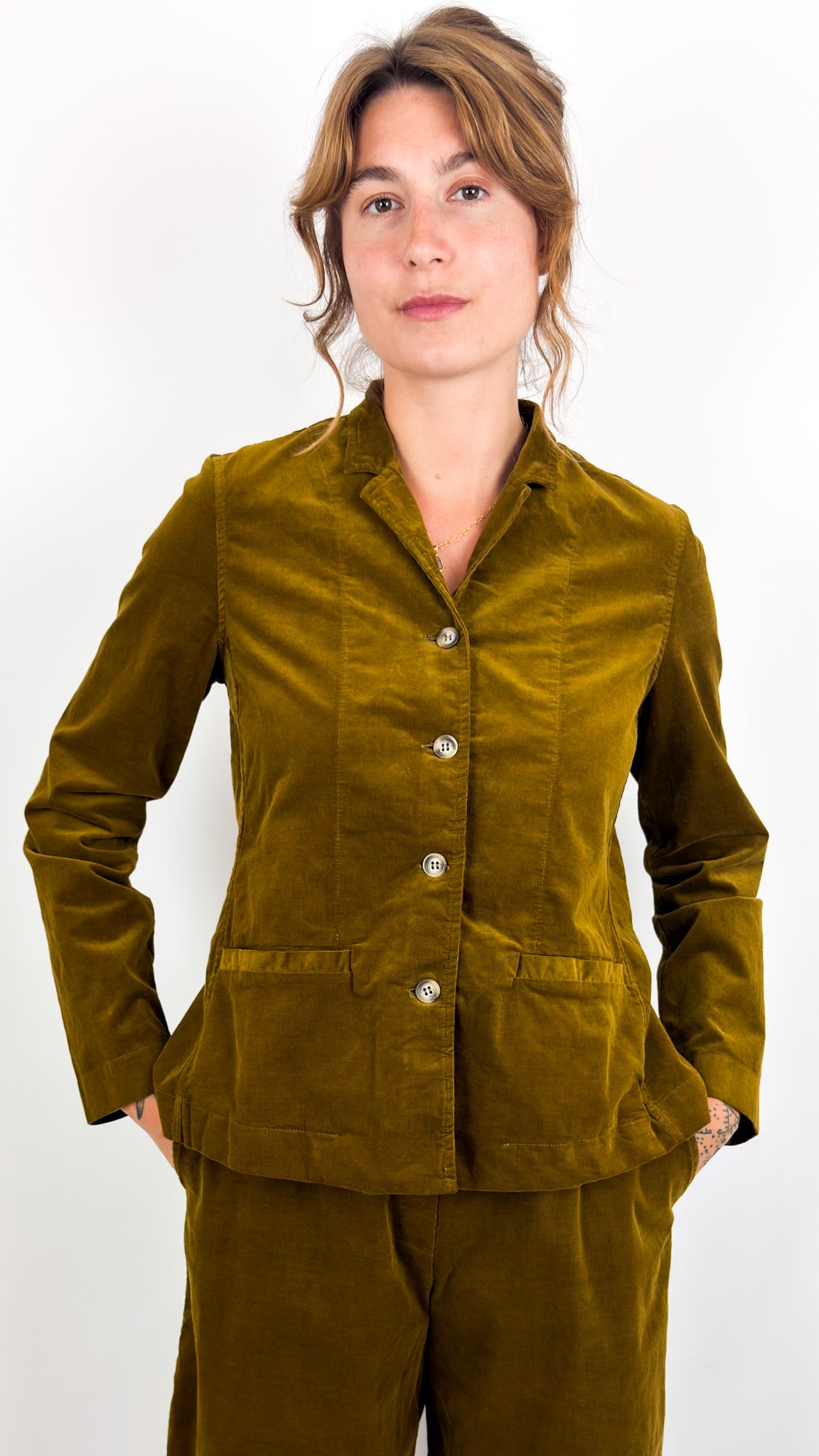 Mama b Aprile V Jacket Caramello