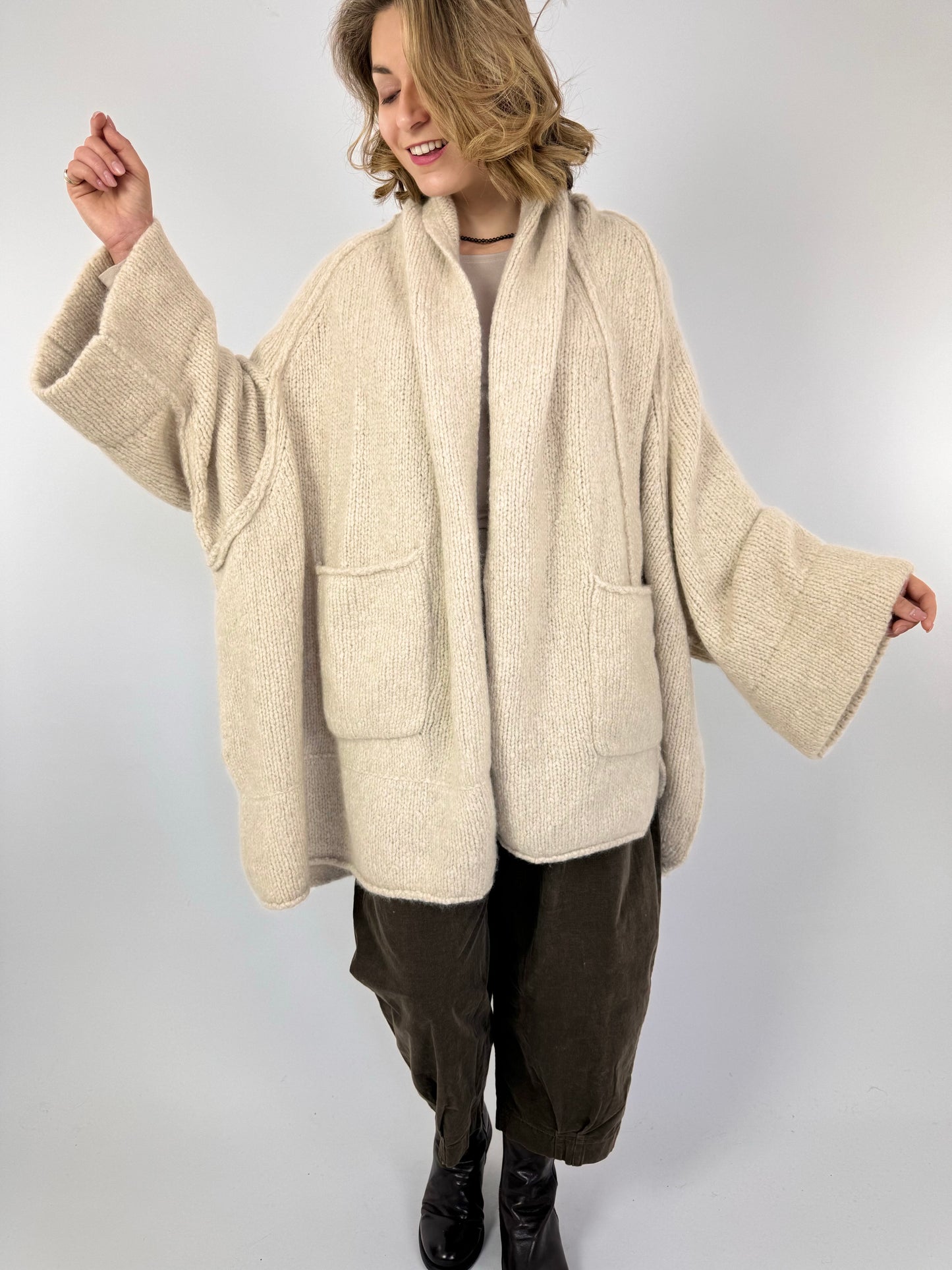 Rundholz Mainline 7104 Cardigan Bone