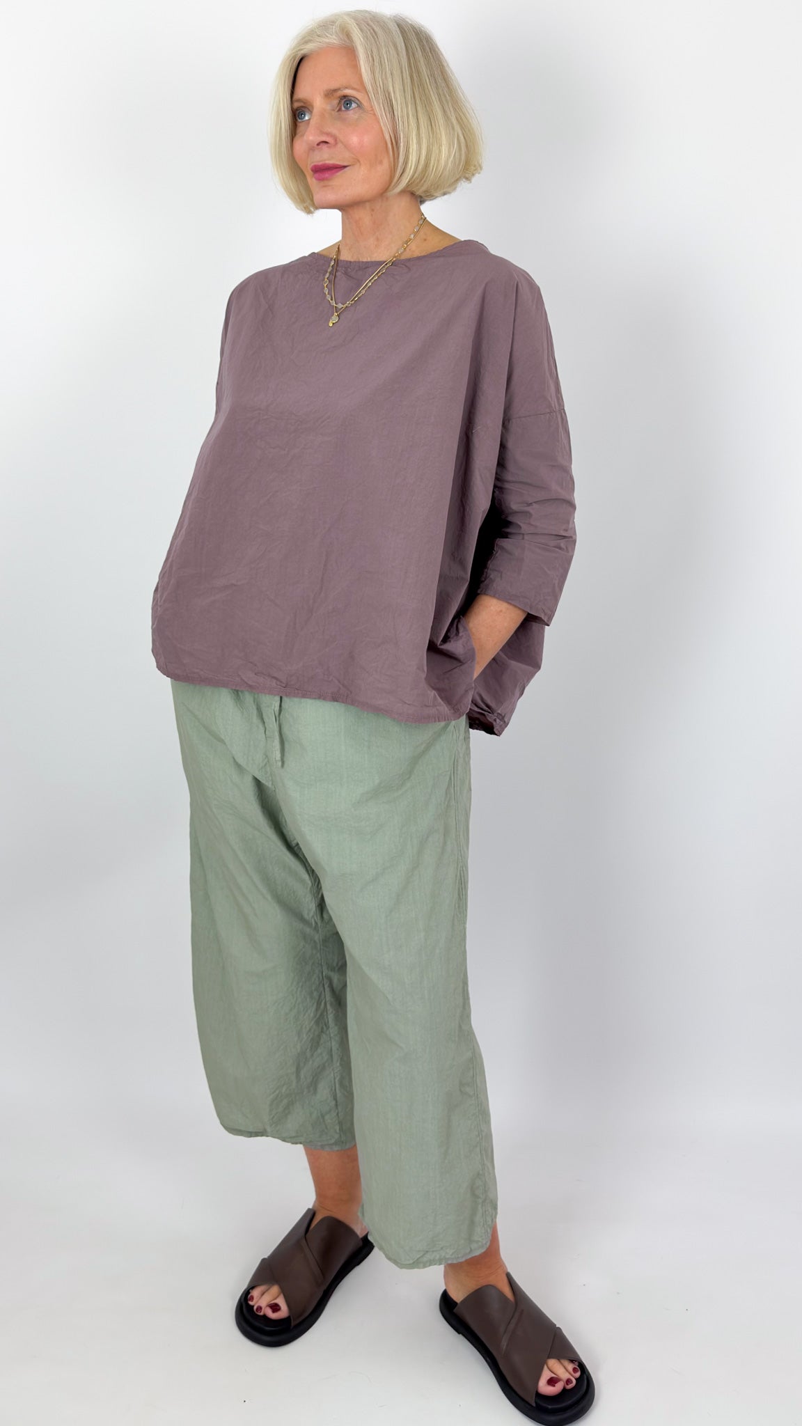 Album Di Famiglia 12_118 TC Tunic Shirt Mauve