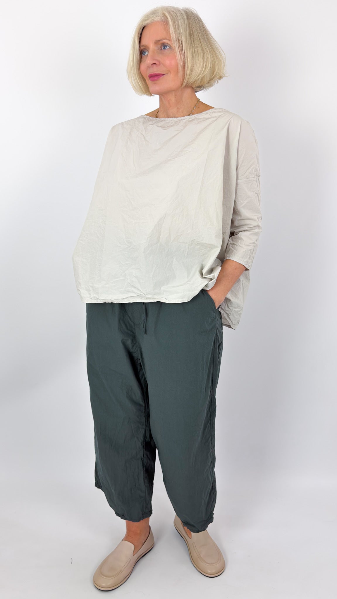 Album Di Famiglia 12_118 TC Tunic Shirt Pebble