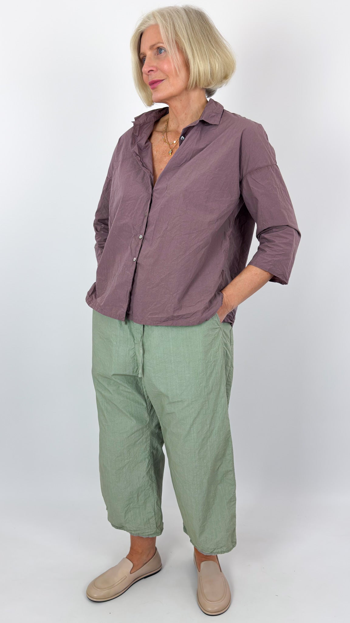 Album Di Famiglia 12_56 TC Shirt Mauve
